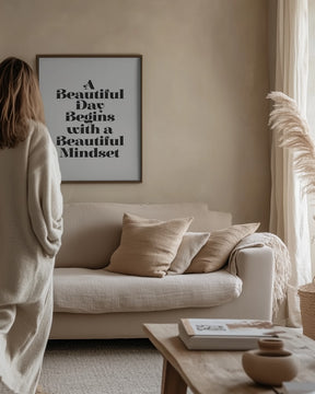 A Beautiful Day Mindset Poster