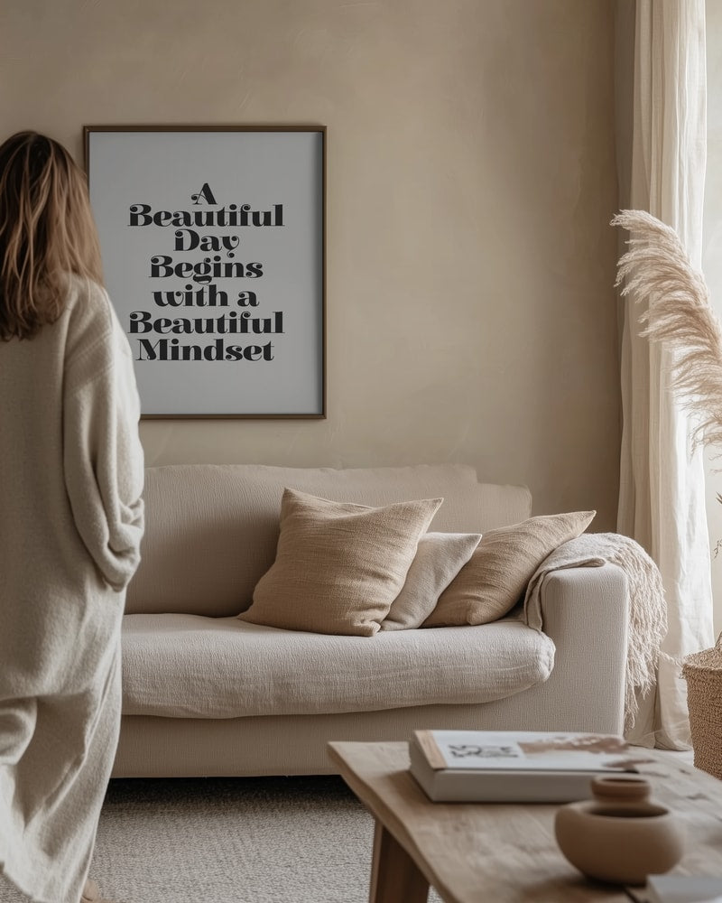 A Beautiful Day Mindset Poster