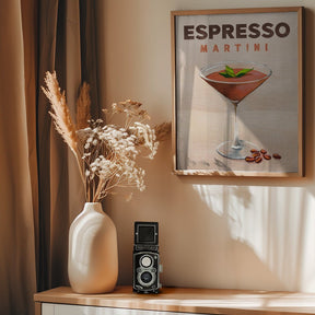 Espresso Martini Cocktail Bar Decor Poster - Corkframes.com