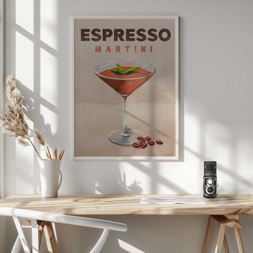 Espresso Martini Cocktail Bar Decor Poster - Corkframes.com