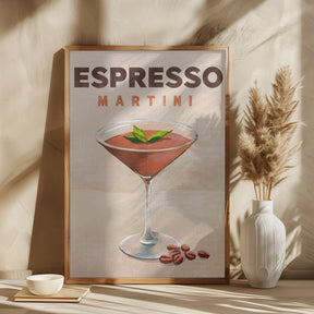 Espresso Martini Cocktail Bar Decor Poster - Corkframes.com