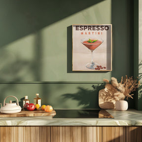 Espresso Martini Cocktail Bar Decor Poster - Corkframes.com