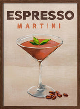 Espresso Martini Cocktail Bar Decor Poster - Corkframes.com