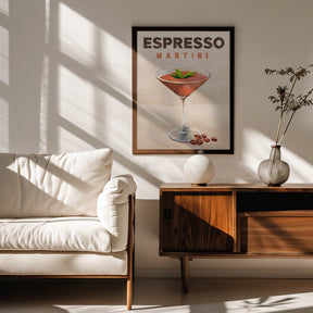 Espresso Martini Cocktail Bar Decor Poster - Corkframes.com