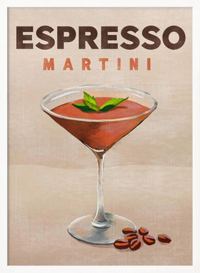 Espresso Martini Cocktail Bar Decor Poster - Corkframes.com