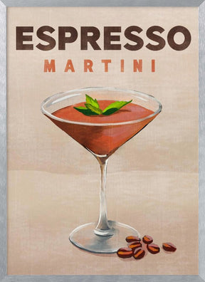 Espresso Martini Cocktail Bar Decor Poster - Corkframes.com