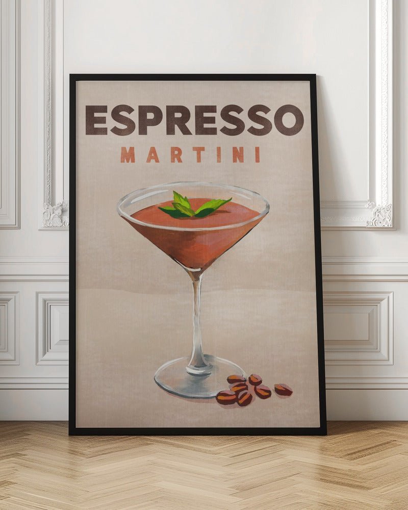 Espresso Martini Cocktail Bar Decor Poster - Corkframes.com