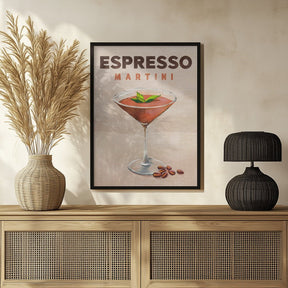 Espresso Martini Cocktail Bar Decor Poster - Corkframes.com