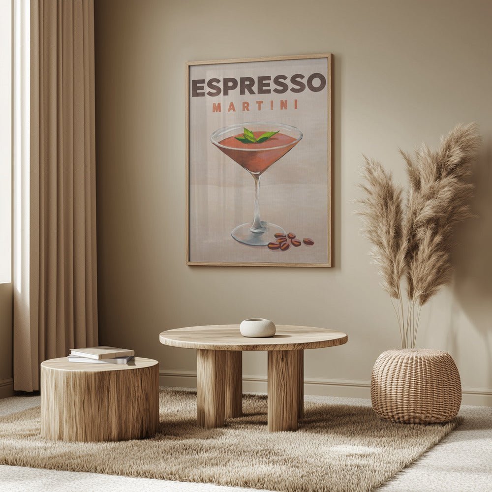 Espresso Martini Cocktail Bar Decor Poster - Corkframes.com