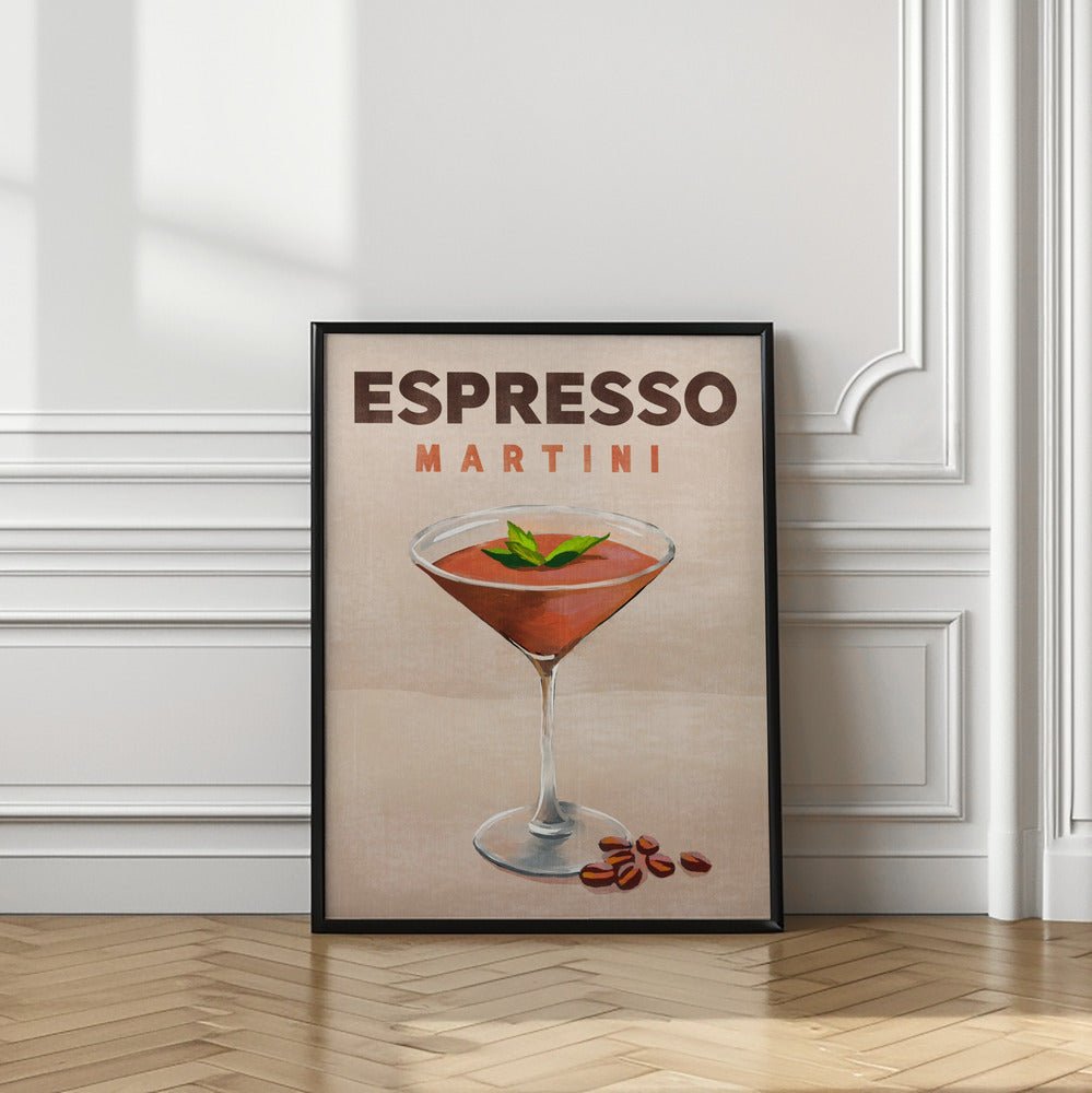 Espresso Martini Cocktail Bar Decor Poster - Corkframes.com