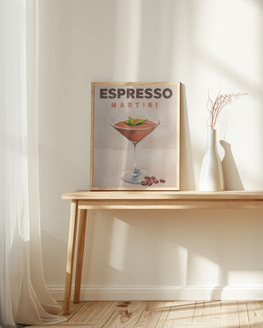 Espresso Martini Cocktail Bar Decor Poster - Corkframes.com