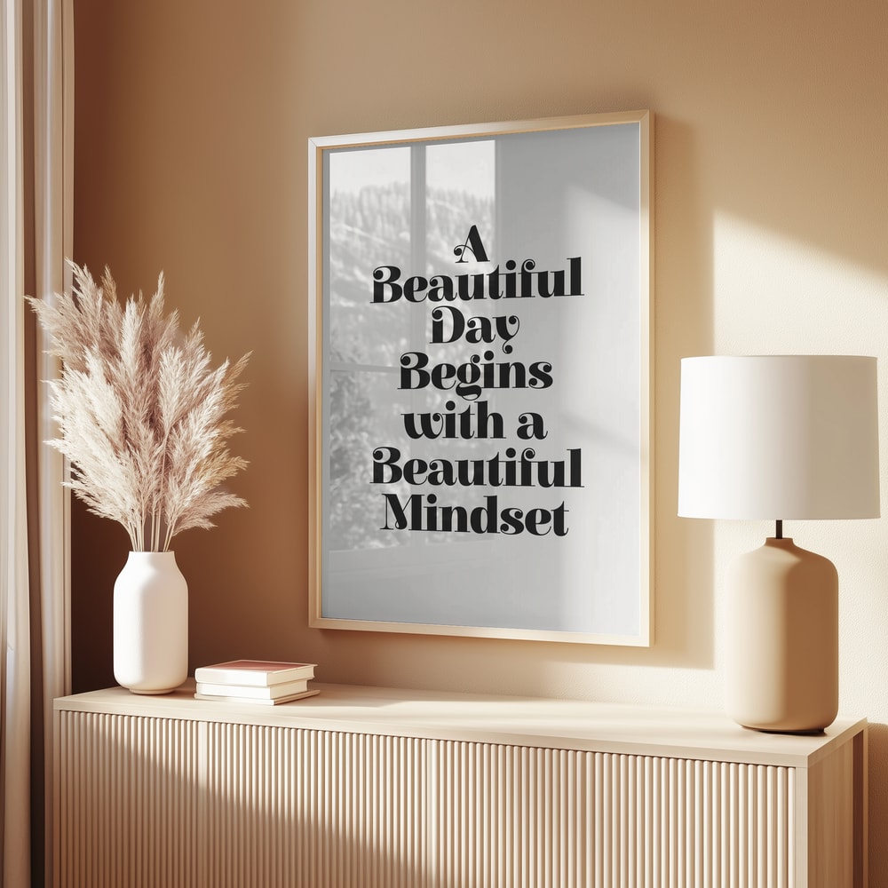 A Beautiful Day Mindset Poster