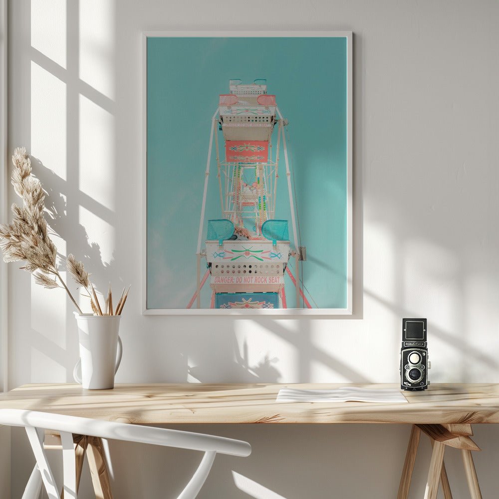 Ferris Wheel Nostalgia Poster - Corkframes.com