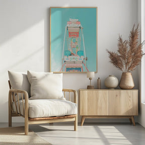 Ferris Wheel Nostalgia Poster - Corkframes.com