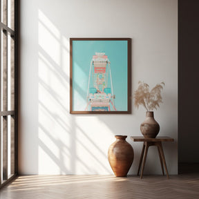 Ferris Wheel Nostalgia Poster - Corkframes.com