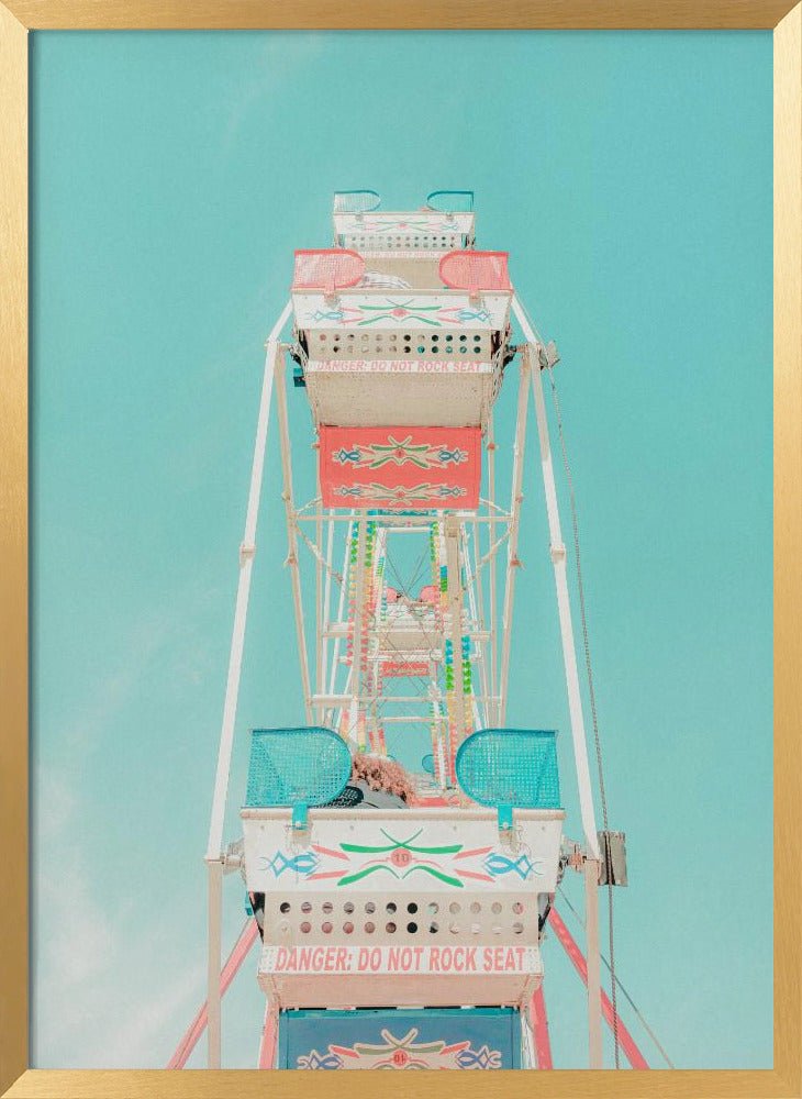 Ferris Wheel Nostalgia Poster - Corkframes.com