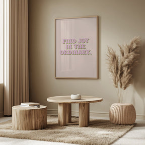 Find Joy Poster - Corkframes.com