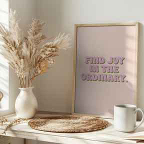 Find Joy Poster - Corkframes.com