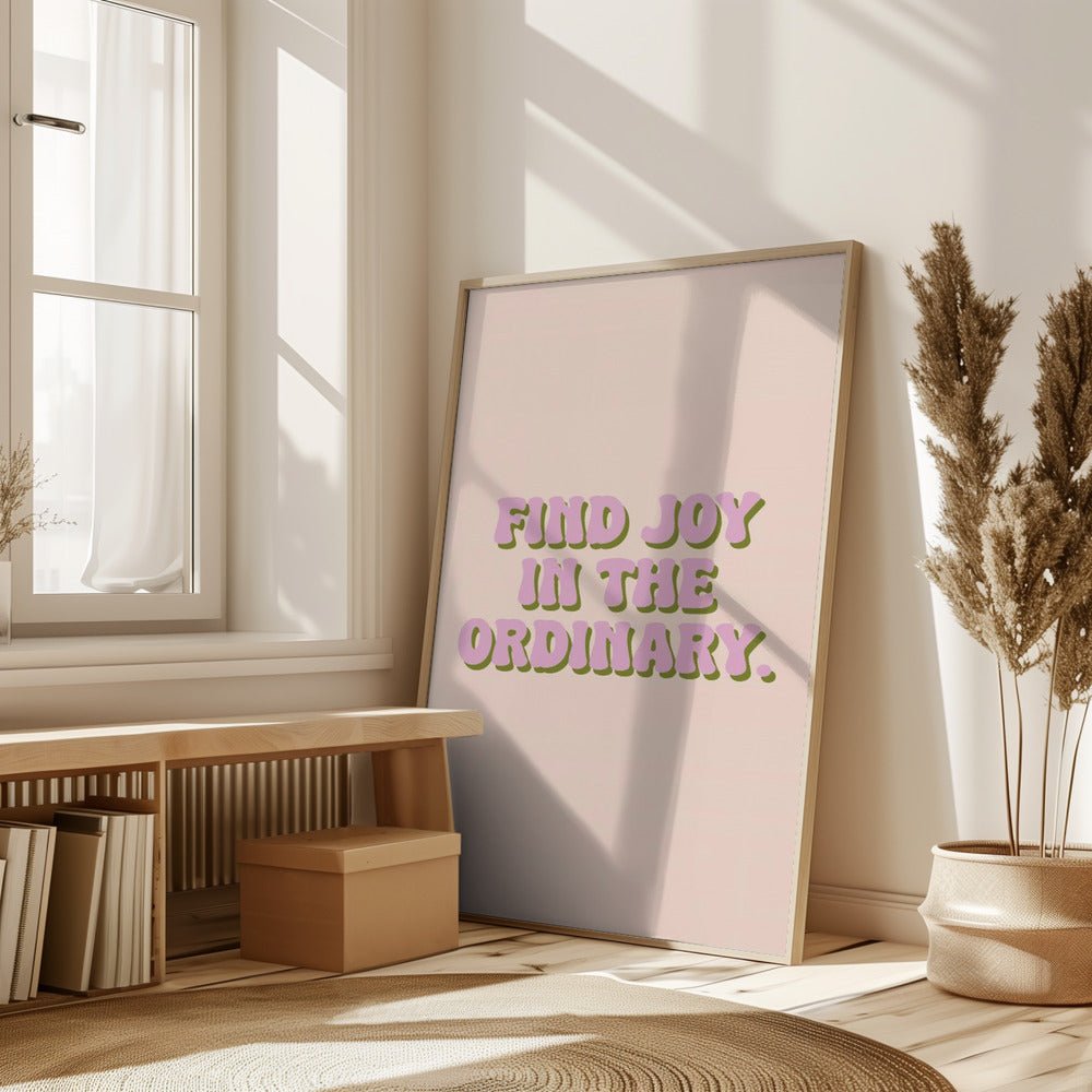 Find Joy Poster - Corkframes.com