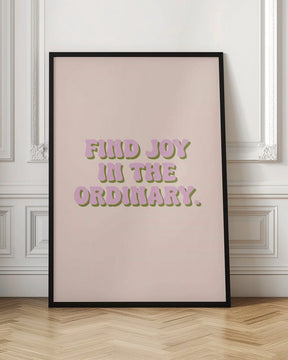 Find Joy Poster - Corkframes.com