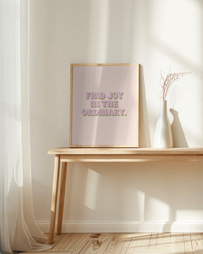 Find Joy Poster - Corkframes.com