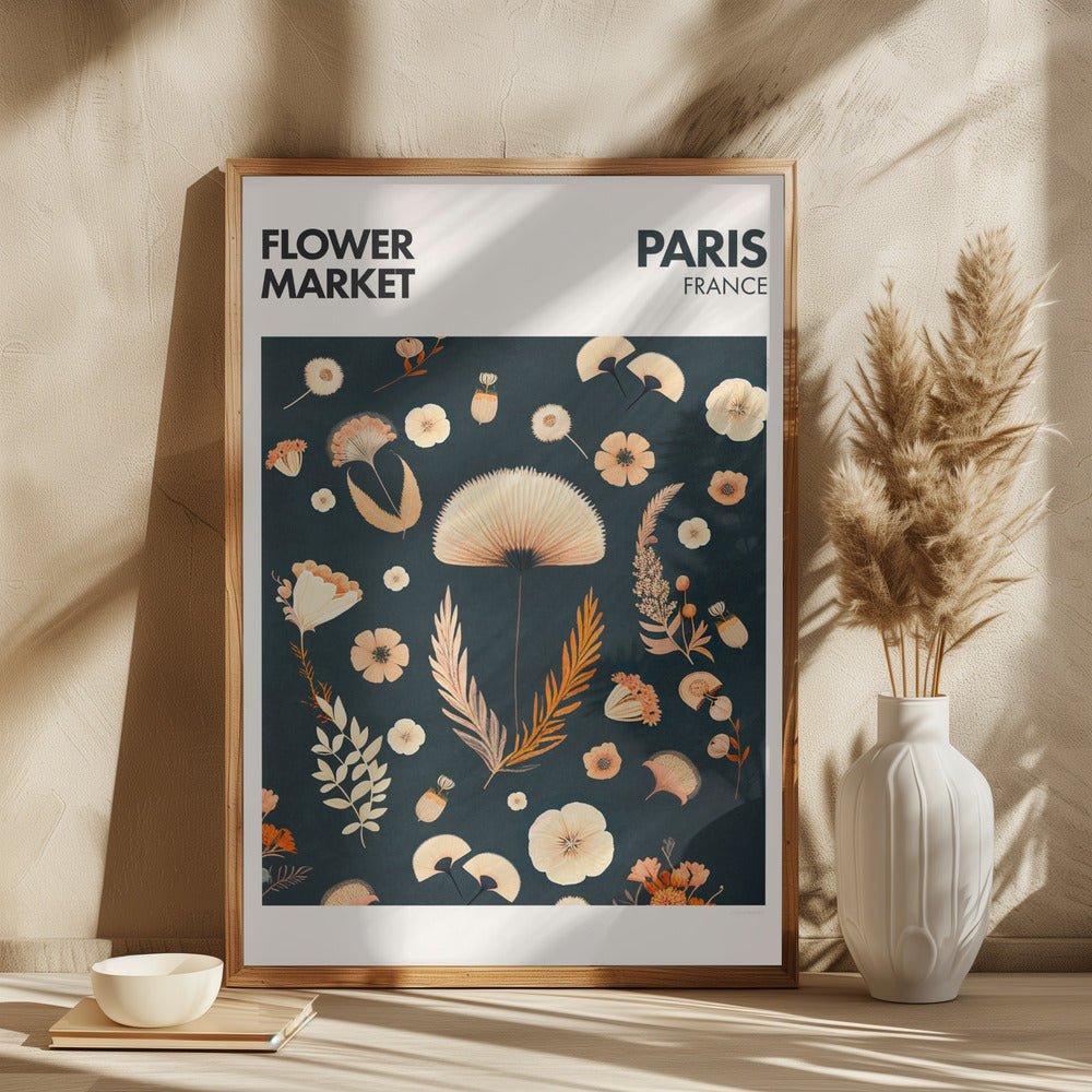 Flower Market - Paris Poster - Corkframes.com