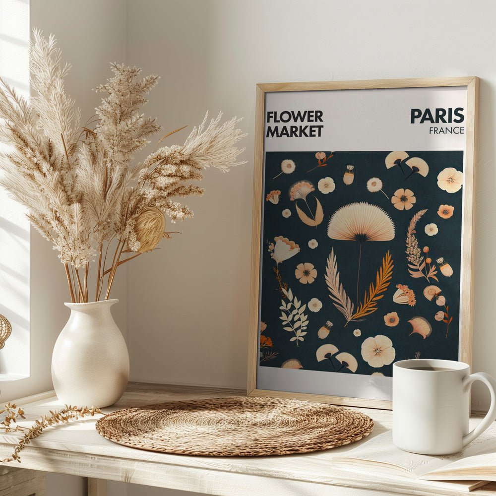 Flower Market - Paris Poster - Corkframes.com