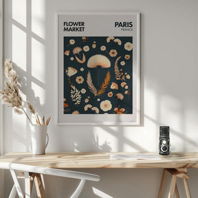 Flower Market - Paris Poster - Corkframes.com