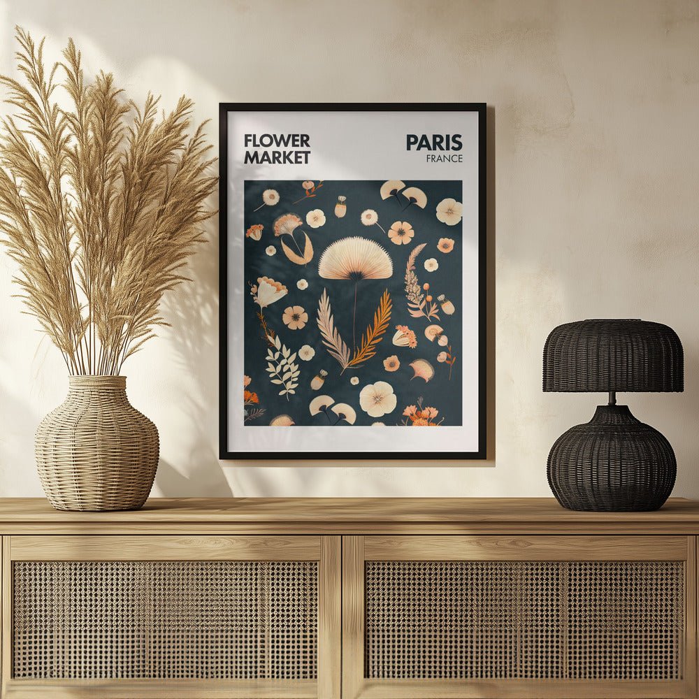 Flower Market - Paris Poster - Corkframes.com