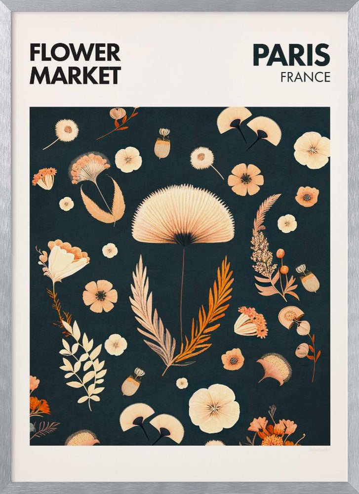 Flower Market - Paris Poster - Corkframes.com