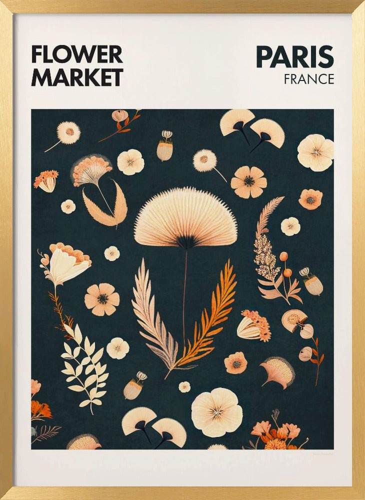 Flower Market - Paris Poster - Corkframes.com