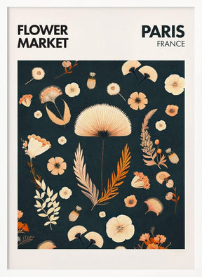 Flower Market - Paris Poster - Corkframes.com