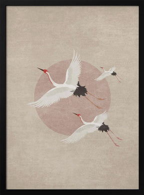 Flying Storks Poster - Corkframes.com