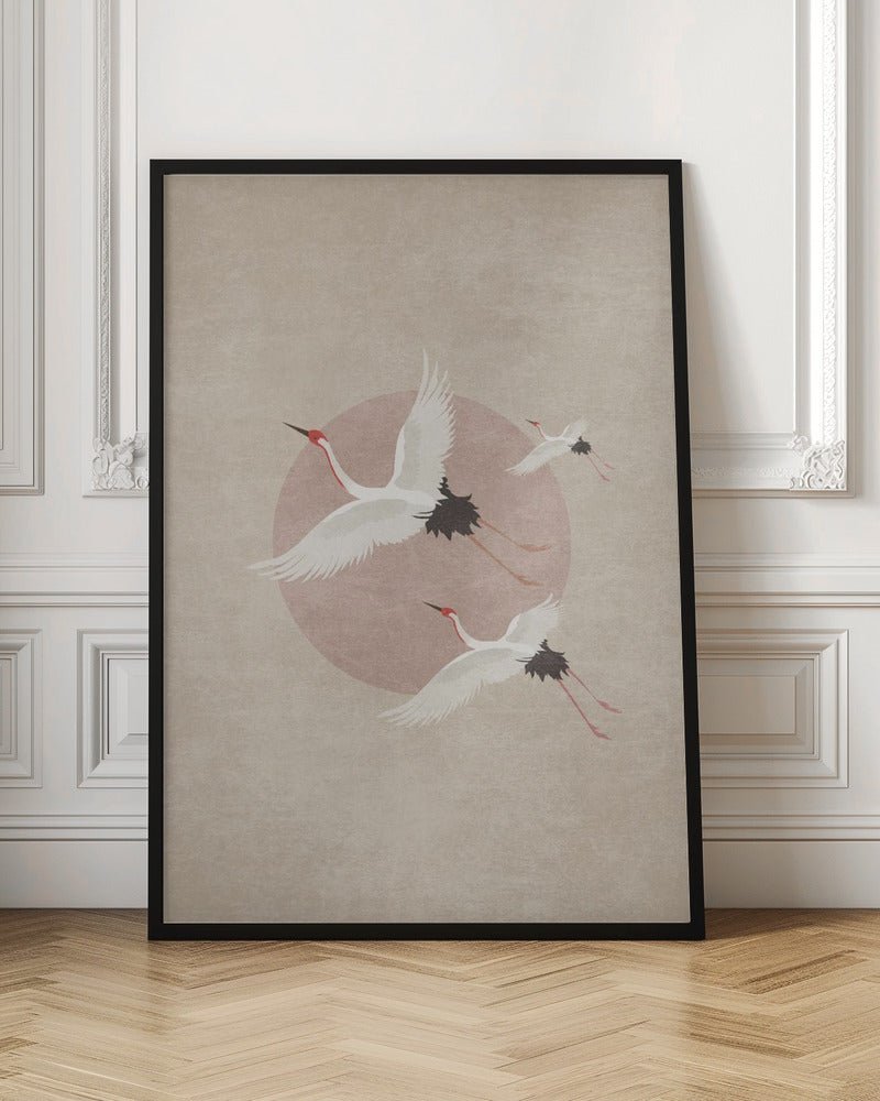 Flying Storks Poster - Corkframes.com