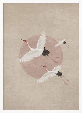 Flying Storks Poster - Corkframes.com