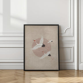 Flying Storks Poster - Corkframes.com