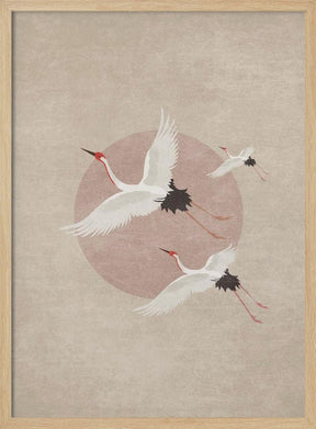 Flying Storks Poster - Corkframes.com