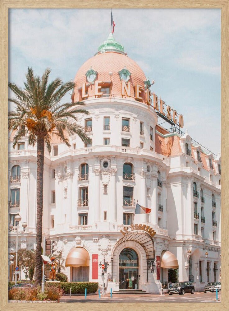 French Riviera Building Poster - Corkframes.com