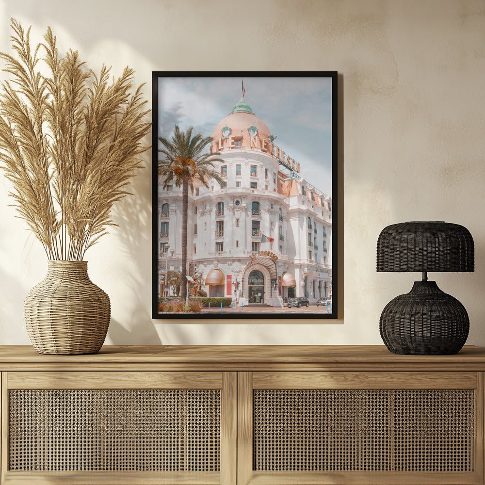 French Riviera Building Poster - Corkframes.com