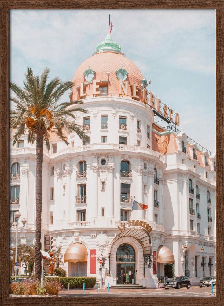 French Riviera Building Poster - Corkframes.com