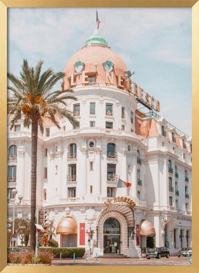 French Riviera Building Poster - Corkframes.com