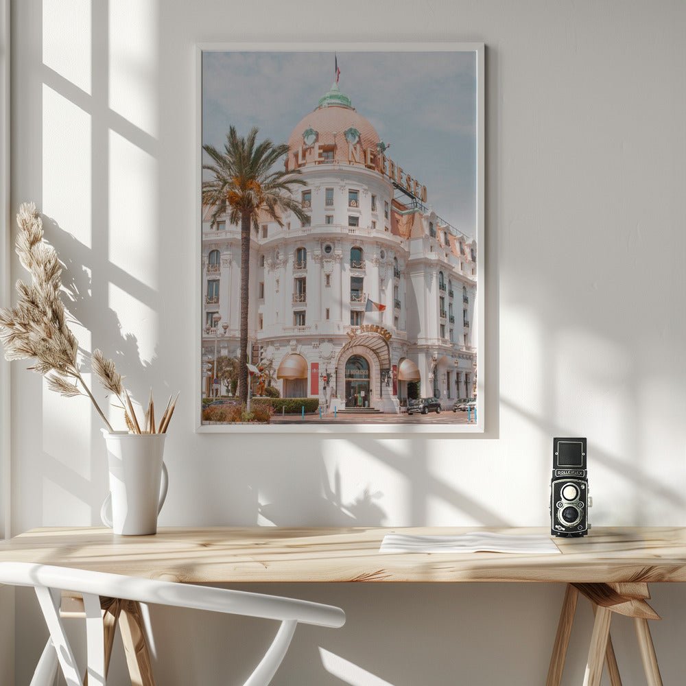 French Riviera Building Poster - Corkframes.com