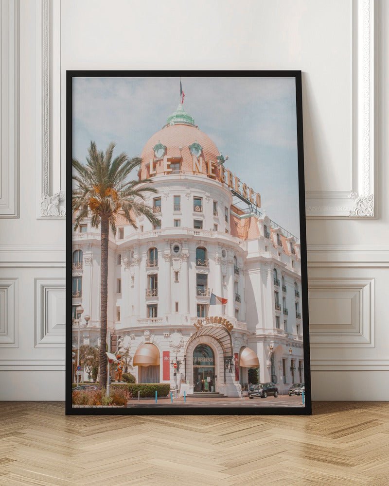 French Riviera Building Poster - Corkframes.com