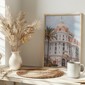 French Riviera Building Poster - Corkframes.com