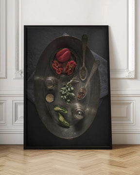 Fresh And Dried Spices Poster - Corkframes.com