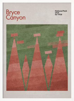 Green Bryce Canyon Poster - Corkframes.com