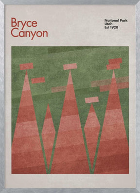 Green Bryce Canyon Poster - Corkframes.com