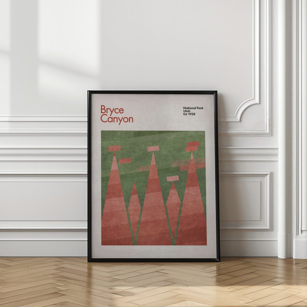 Green Bryce Canyon Poster - Corkframes.com