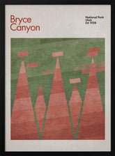 Green Bryce Canyon Poster - Corkframes.com