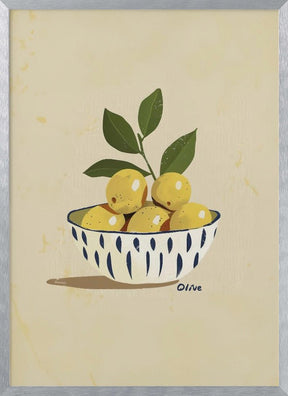 Green Olives Kitchen Poster - Corkframes.com